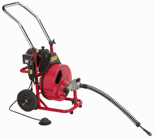 50 Ft. Commercial Drain Cleaner with Power Feed - 66508 - Click Image to Close